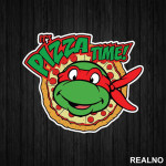 It's Pizza Time - Raphael - Nindža Kornjače - Nalepnica