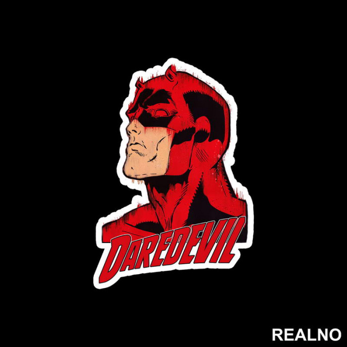 Drawing And Logo - Daredevil - Nalepnica