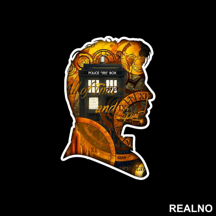 All Of Time And Space - Doctor Who - DW - Nalepnica