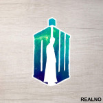 Space Logo - Doctor Who - DW - Nalepnica