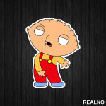 Stewie Says Hi - Family Guy - Nalepnica