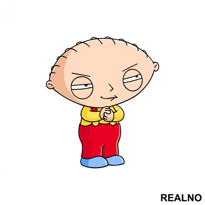 Evil Genius Stewie - Family Guy - Nalepnica