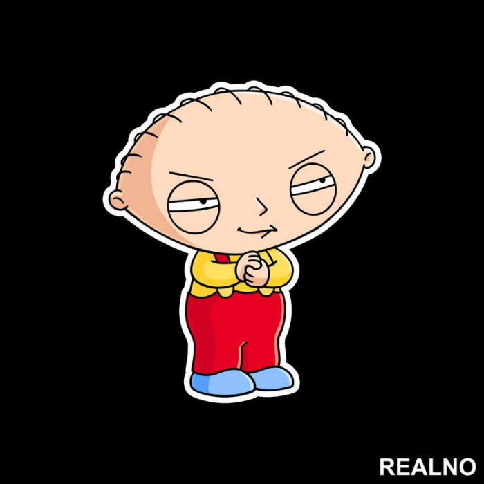 Evil Genius Stewie - Family Guy - Nalepnica