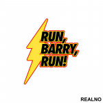Run Barry Run - Flash - Nalepnica