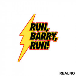 Run Barry Run - Flash - Nalepnica Run Barry Run - Flash - Nalepnica
