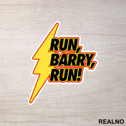 Run Barry Run - Flash - Nalepnica Run Barry Run - Flash - Nalepnica