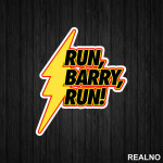 Run Barry Run - Flash - Nalepnica