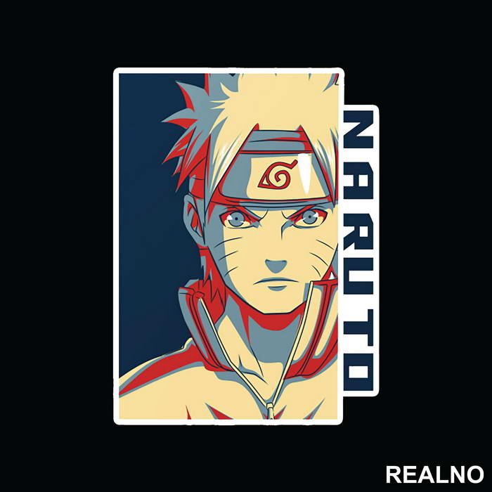 Retro Art - Naruto - Nalepnica