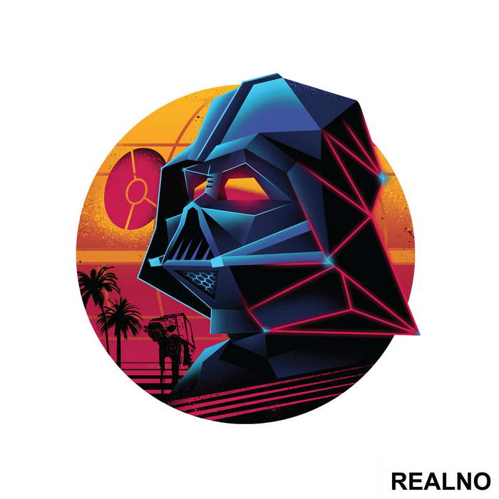 Miami Death Star - Darth Vader - Star Wars - Nalepnica