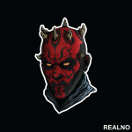 Darth Maul Head Portrait - Star Wars - Nalepnica