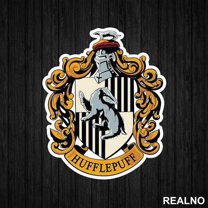 Hufflepuff Logo - Harry Potter - Nalepnica