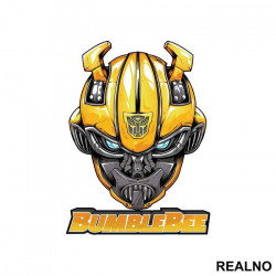 Bumblebee Head Illustration - Transformers - Nalepnica Bumblebee Head Illustration - Transformers - Nalepnica