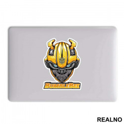 Bumblebee Head Illustration - Transformers - Nalepnica Bumblebee Head Illustration - Transformers - Nalepnica