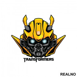 Angry Bumblebee Head - Transformers - Nalepnica Angry Bumblebee Head - Transformers - Nalepnica