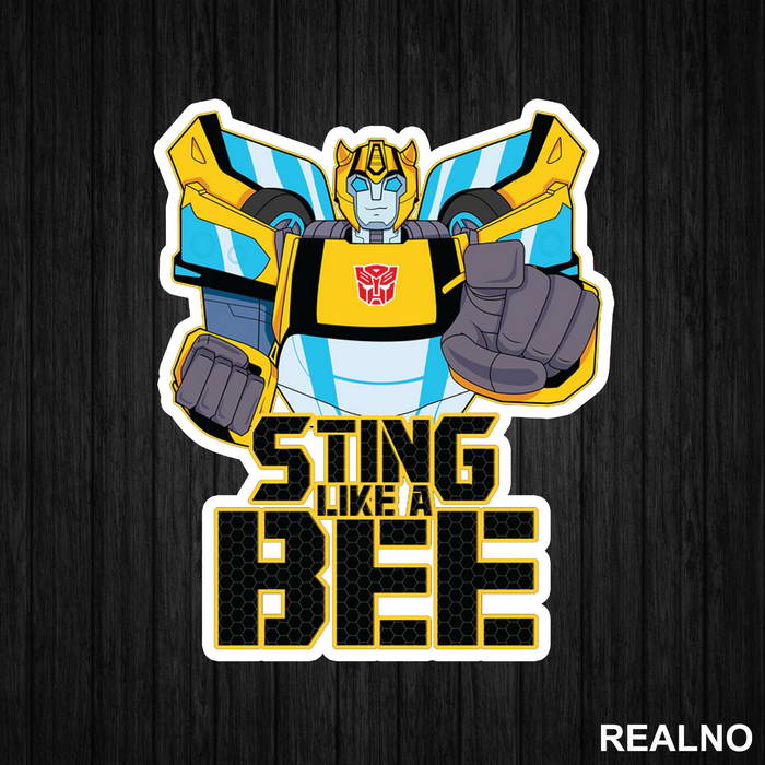 Sting Like A Bee - Transformers - Nalepnica