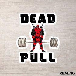 Dead Pull - Trening - Deadpool - Nalepnica Dead Pull - Trening - Deadpool - Nalepnica