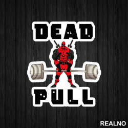 Dead Pull - Trening - Deadpool - Nalepnica Dead Pull - Trening - Deadpool - Nalepnica