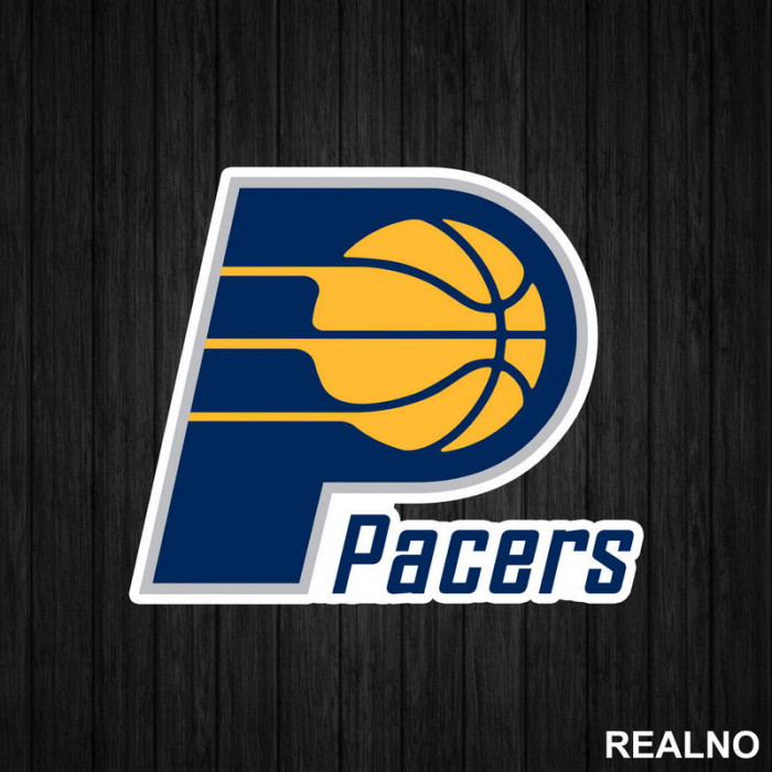 Indiana Pacers Logo - NBA - Košarka - Nalepnica