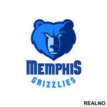 Memphis Grizzlies Logo - NBA - Košarka - Nalepnica