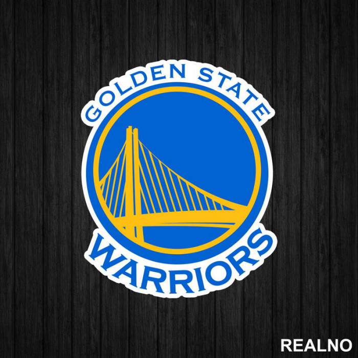 Golden State Warriors Logo - NBA - Košarka - Nalepnica