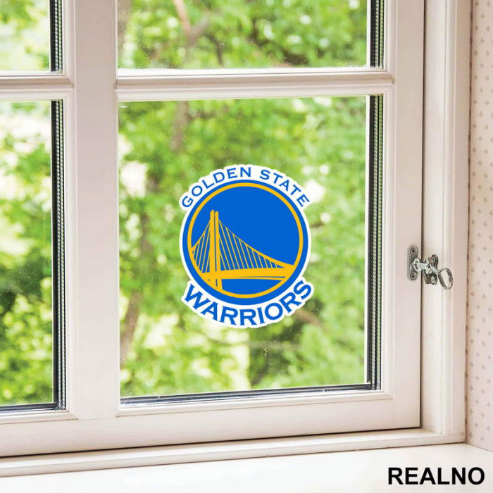 Golden State Warriors Logo - NBA - Košarka - Nalepnica