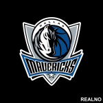 Dallas Mavericks Logo - NBA - Košarka - Nalepnica