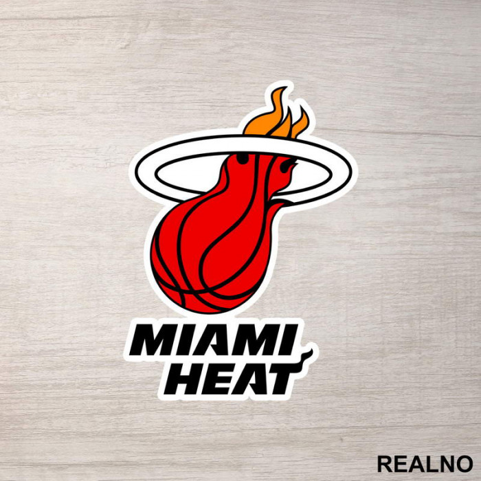 Miami Heat Logo - NBA - Košarka - Nalepnica