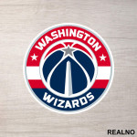 Washington Wizards Logo - NBA - Košarka - Nalepnica