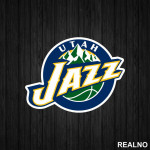 Utah Jazz Logo - NBA - Košarka - Nalepnica