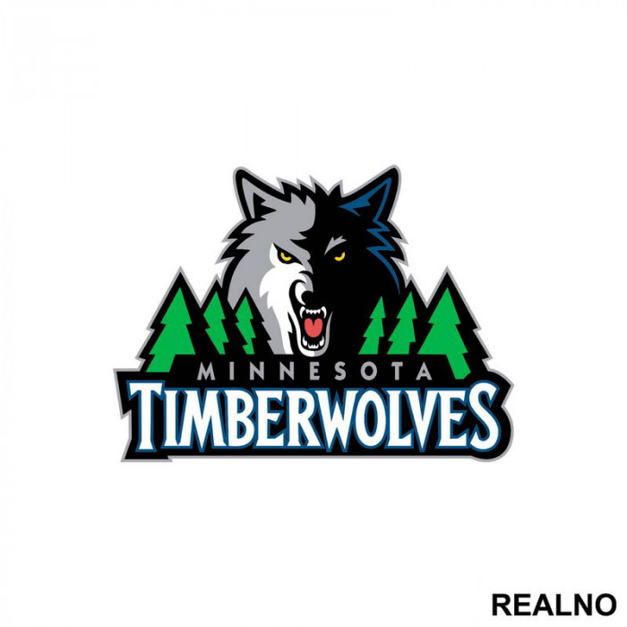 Minnesota Timberwolves Logo - NBA - Košarka - Nalepnica