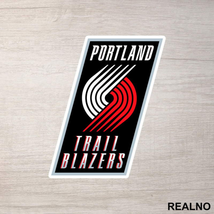 Portland Trail Blazers Logo - NBA - Košarka - Nalepnica