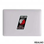 Portland Trail Blazers Logo - NBA - Košarka - Nalepnica