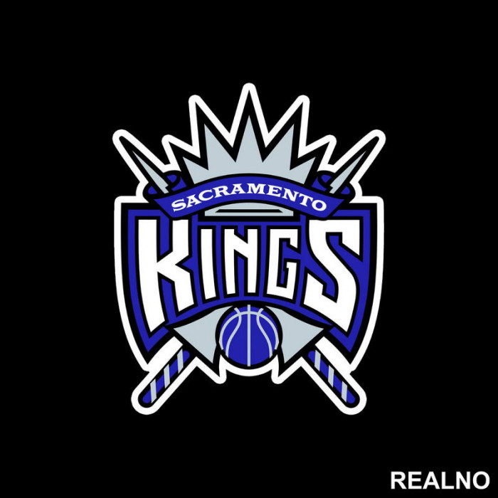 Sacramento Kings Logo - NBA - Košarka - Nalepnica