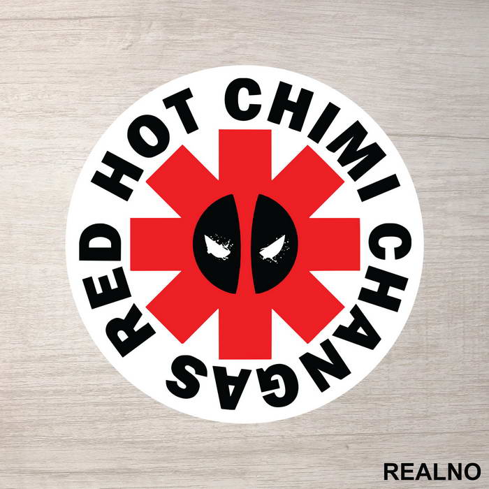 Red Hot Chimichangas - Deadpool - Nalepnica