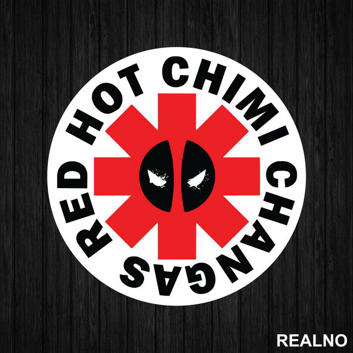 Red Hot Chimichangas - Deadpool - Nalepnica