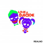 Love Is Suicide - Suicide Squad - Nalepnica