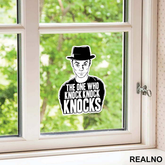 The One Who Knock Knock Knocks - The Big Bang Theory - TBBT - Nalepnica