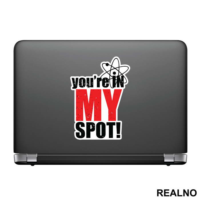 You Are In My Spot - With Atom - The Big Bang Theory - TBBT - Nalepnica