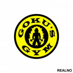 Goku's Gym - Trening - Nalepnica
