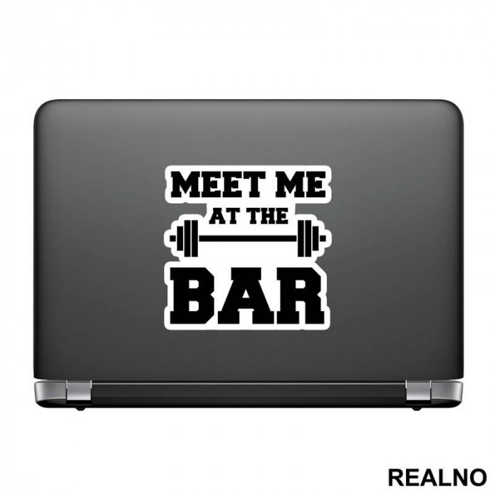 Meet Me At The Bar - Trening - Nalepnica