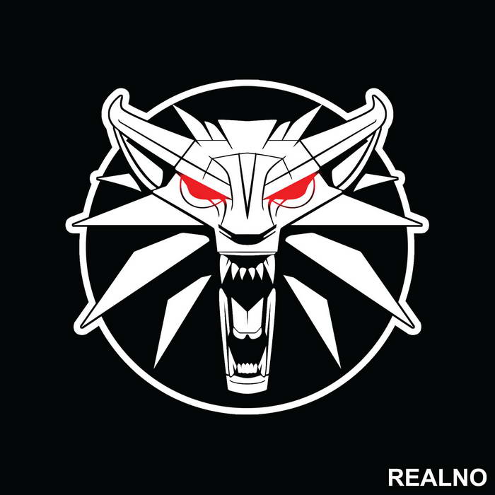Logo Red Eyes - The Witcher - Nalepnica