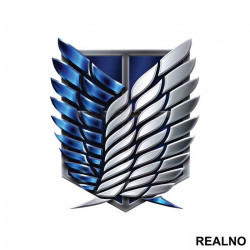 3D The Survey Corps - Attack On Titan - Nalepnica 3D The Survey Corps - Attack On Titan - Nalepnica