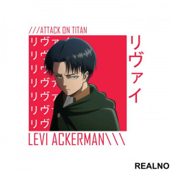 Angry Levi - Attack On Titan - Nalepnica Angry Levi - Attack On Titan - Nalepnica