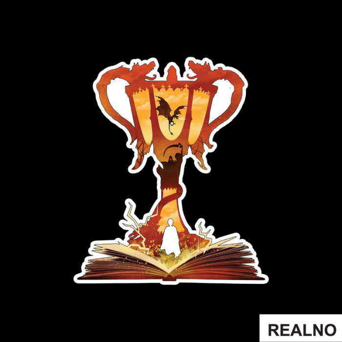 Book Of Magic - Harry Potter - Nalepnica