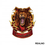 Gryffindor Red Banner - Harry Potter - Nalepnica