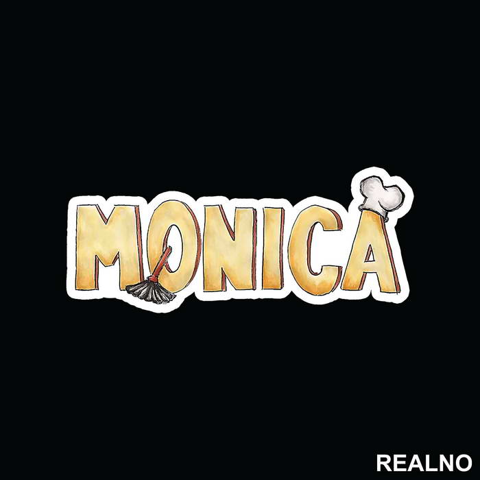 Monica Drawing - Friends - Prijatelji - Nalepnica