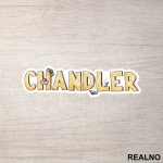 Chandler Drawing - Friends - Prijatelji - Nalepnica