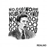 Illustration - No, God! No God! - The Office - Nalepnica