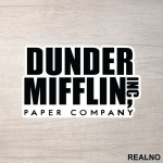 Dunder Mifflin INC - The Office - Nalepnica