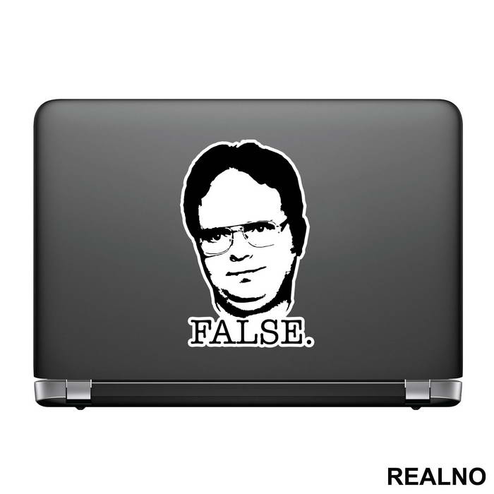 Dwight Head - False - The Office - Nalepnica